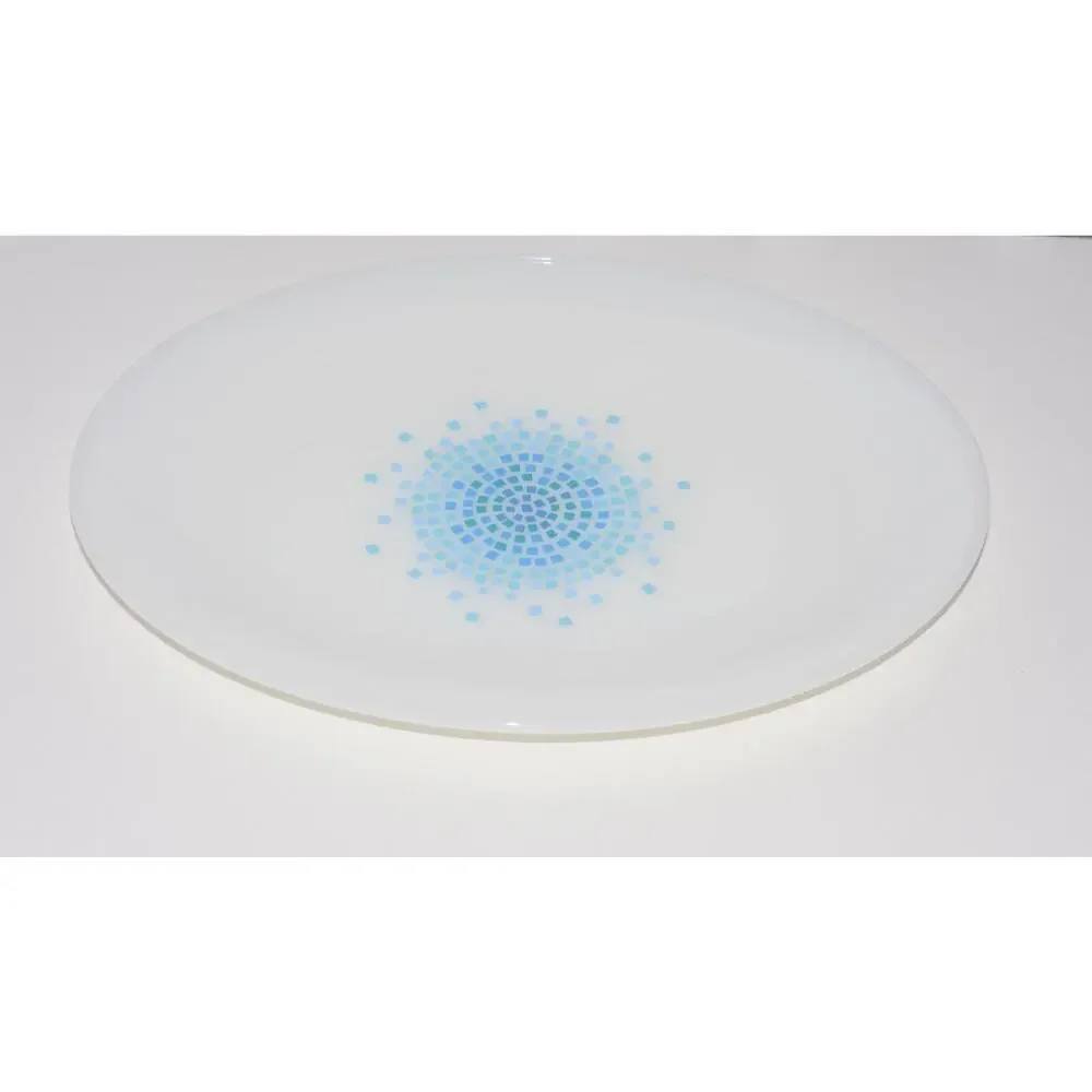 Anchor Hocking Fire King BLUE MOSAIC 12